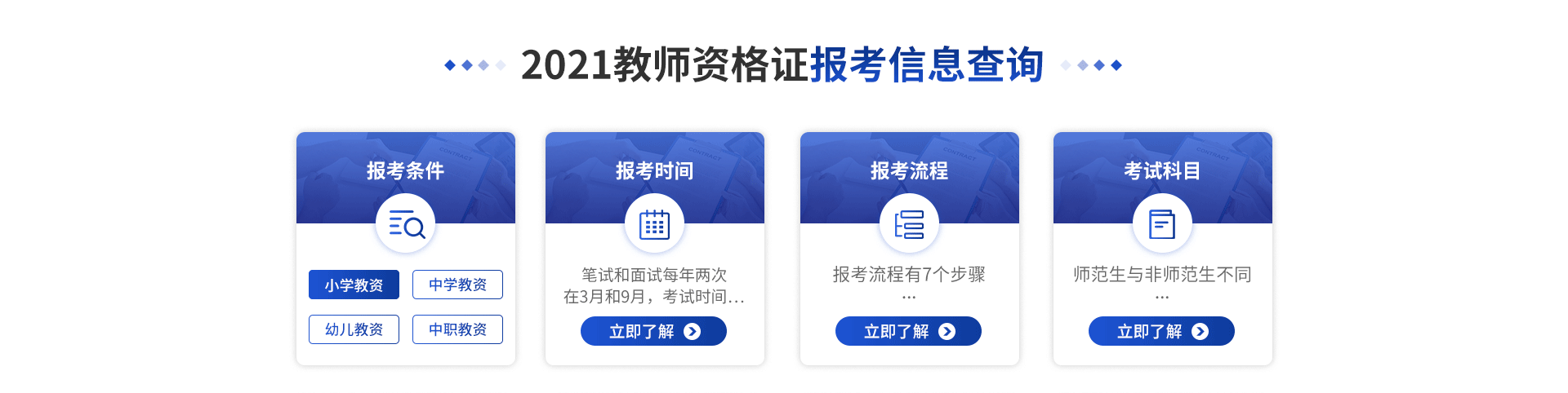 教师资格证报名/信息查询